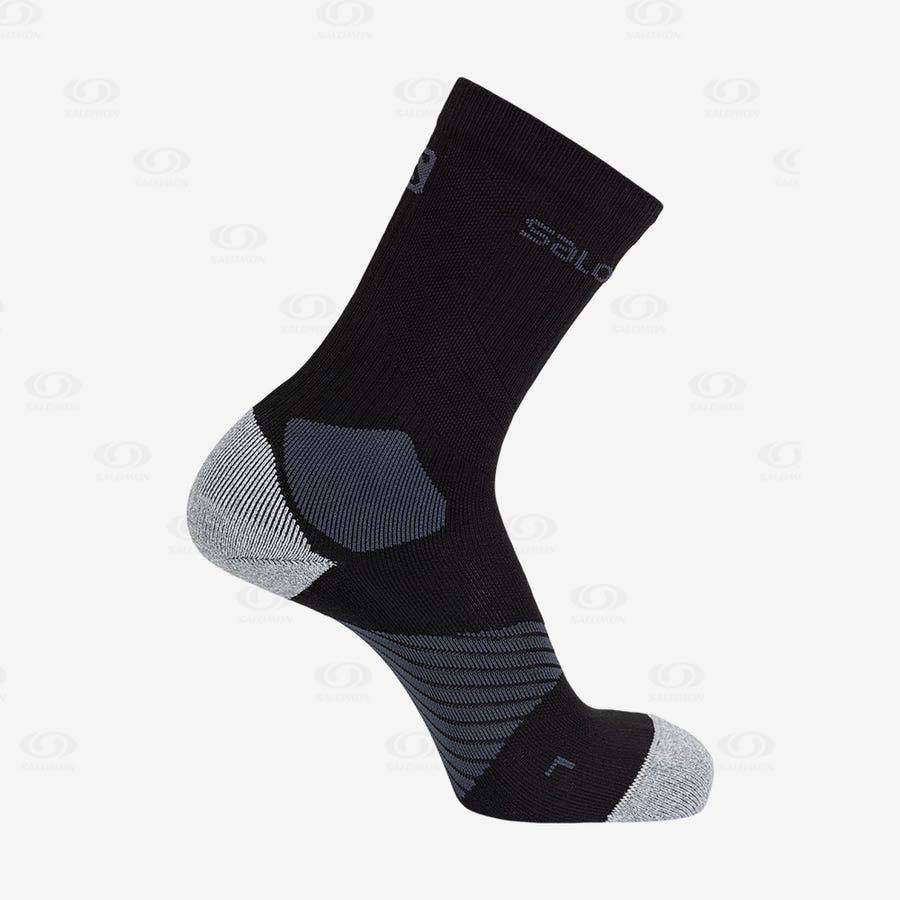 Black Men\'s Salomon XA PRO Socks | USA-O1903