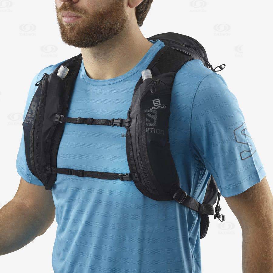 Black Men's Salomon XT 10 Backpacks | USA-O2041