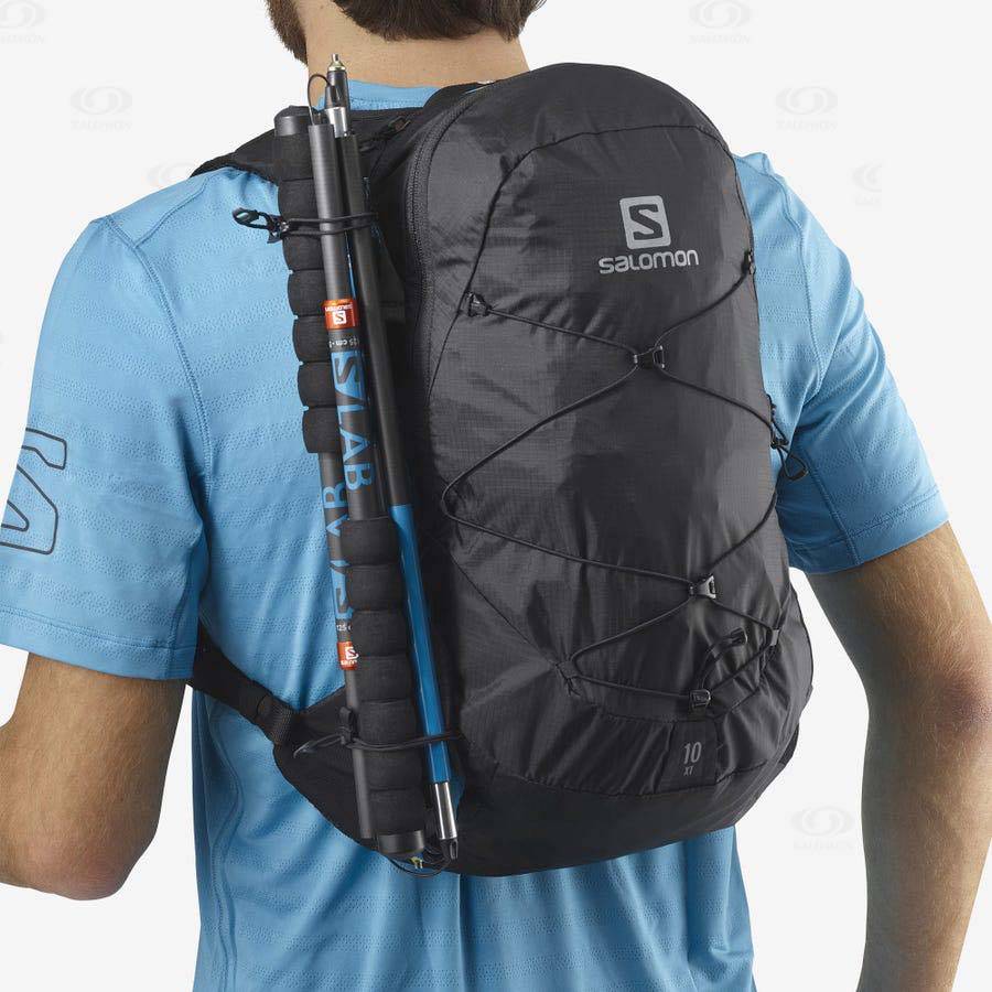 Black Men's Salomon XT 10 Backpacks | USA-O2041