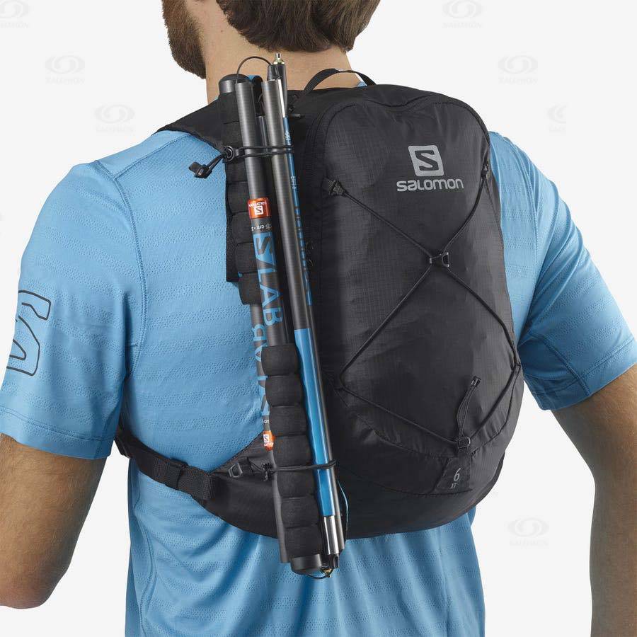 Black Men's Salomon XT 6 Backpacks | USA-L1837