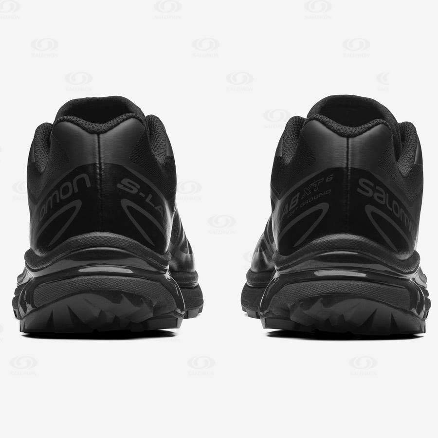 Black Men's Salomon XT-6 Sneakers | USA-N1715