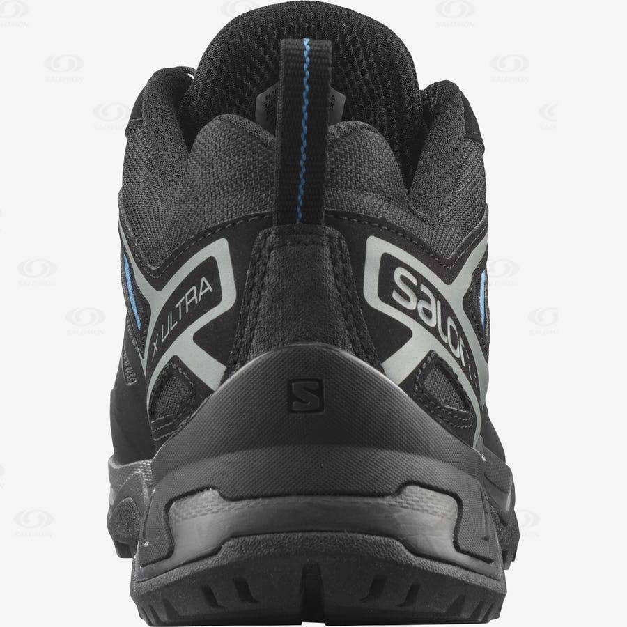 Black Men's Salomon X ULTRA 3 Hiking Shoes | USA-A1752