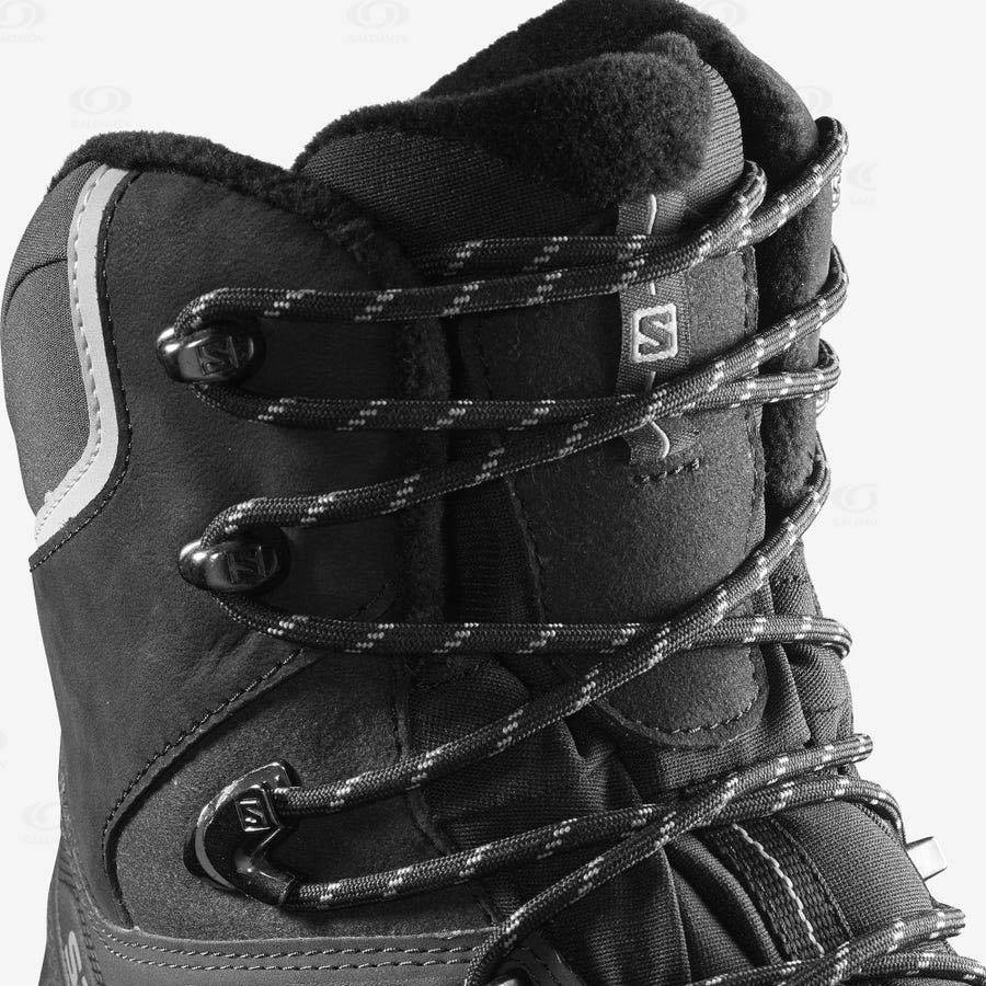 Black Men's Salomon X ULTRA WINTER CLIMASALOMON™ WATERPROOF 2 Winter Boots | USA-L1928