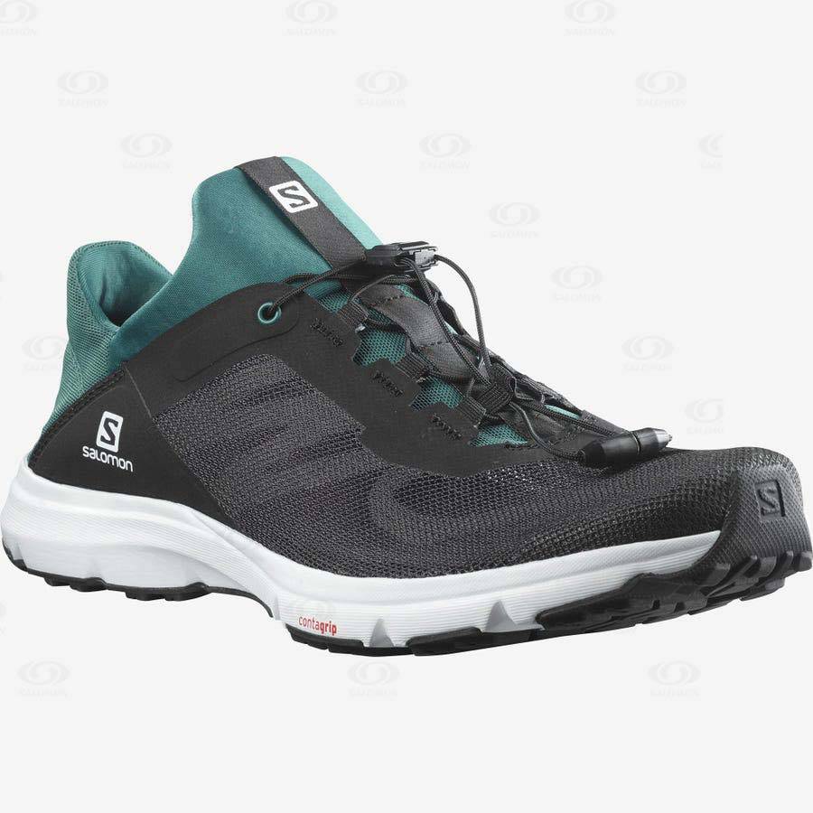 Black / Olive Men's Salomon AMPHIB BOLD 2 Water Shoes | USA-A2606