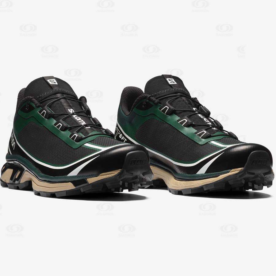 Black / Olive Men's Salomon XT-6 FT Sneakers | USA-N1064