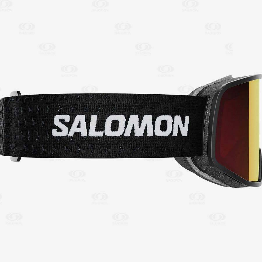 Black / White Men's Salomon LO FI SIGMA Goggles | USA-S1597