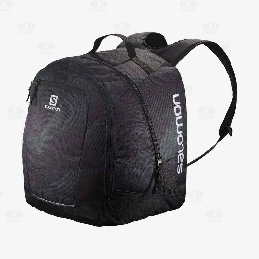 Black / White Men\'s Salomon ORIGINAL GEAR BACKPACK Bags | USA-N2492