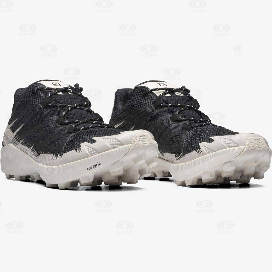 Black / White Women's Salomon CROSS ADVANCED Sneakers | USA-S1352