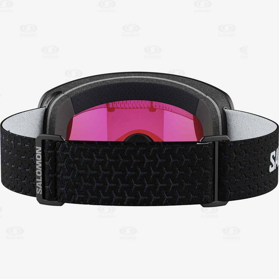 Black / White Women's Salomon LO FI SIGMA Goggles | USA-A1850