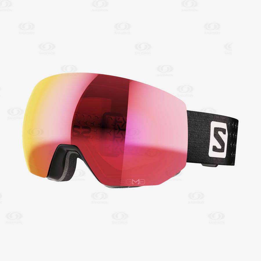 Black / White Women\'s Salomon RADIUM PRO SIGMA Goggles | USA-A2424