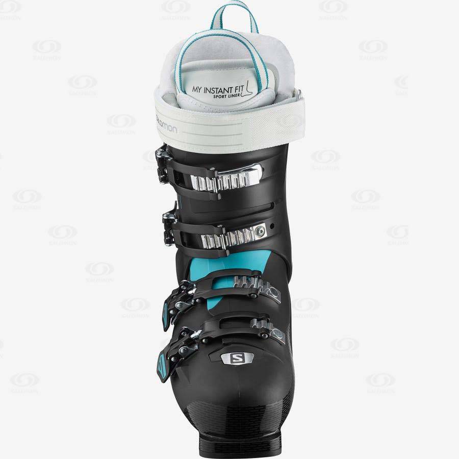 Black / White Women's Salomon S/PRO HV 80 W IC Ski Boots | USA-N1232