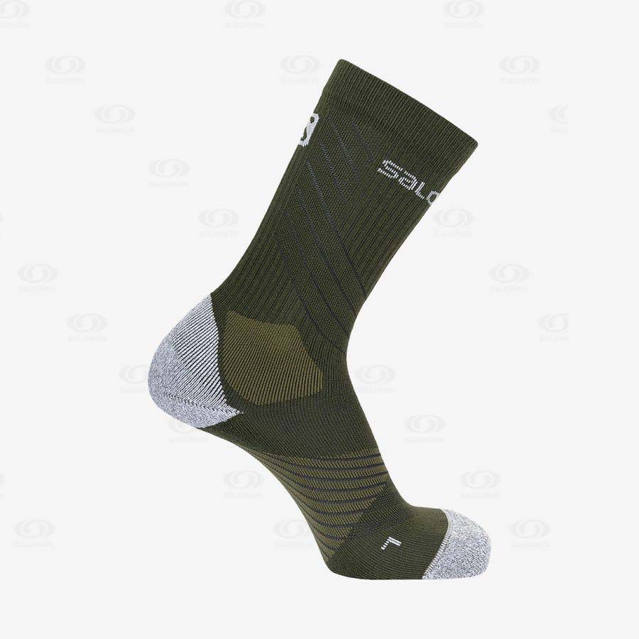 Black / White Women\'s Salomon XA PRO Socks | USA-M2133