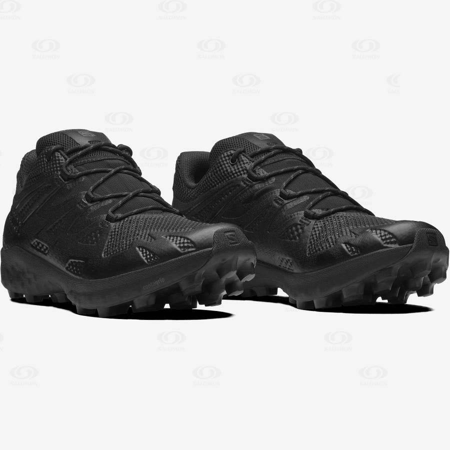 Black Women's Salomon CROSS ADVANCED Sneakers | USA-A2452