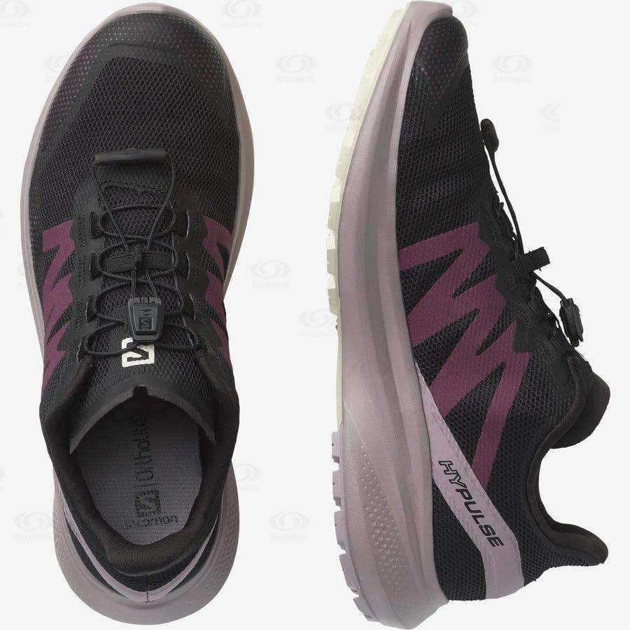 Black Women's Salomon HYPULSE Trail Running Shoes | USA-S2360