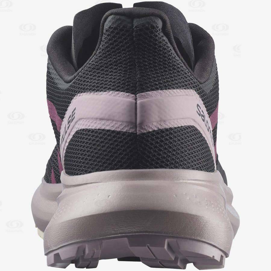 Black Women's Salomon HYPULSE Trail Running Shoes | USA-S2360