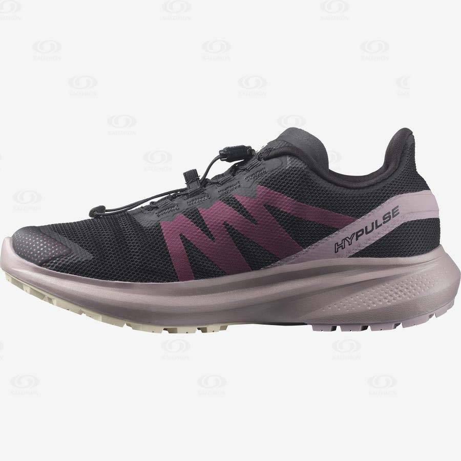 Black Women's Salomon HYPULSE Trail Running Shoes | USA-S2360