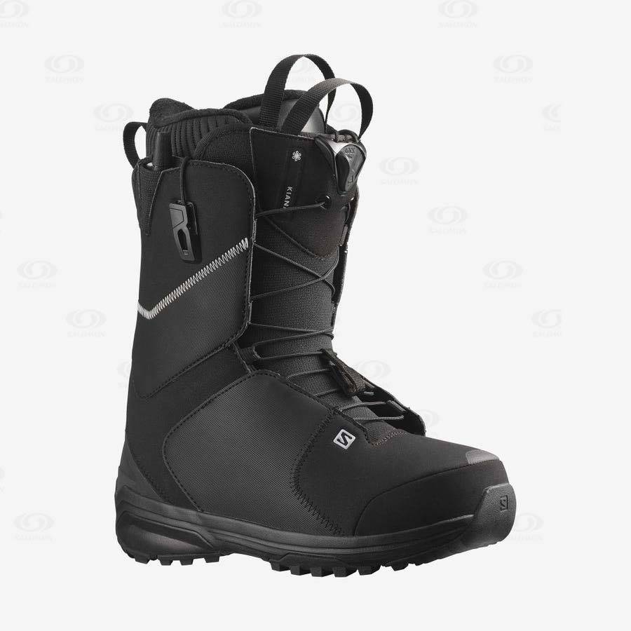 Black Women's Salomon KIANA Ski Boots | USA-W2940