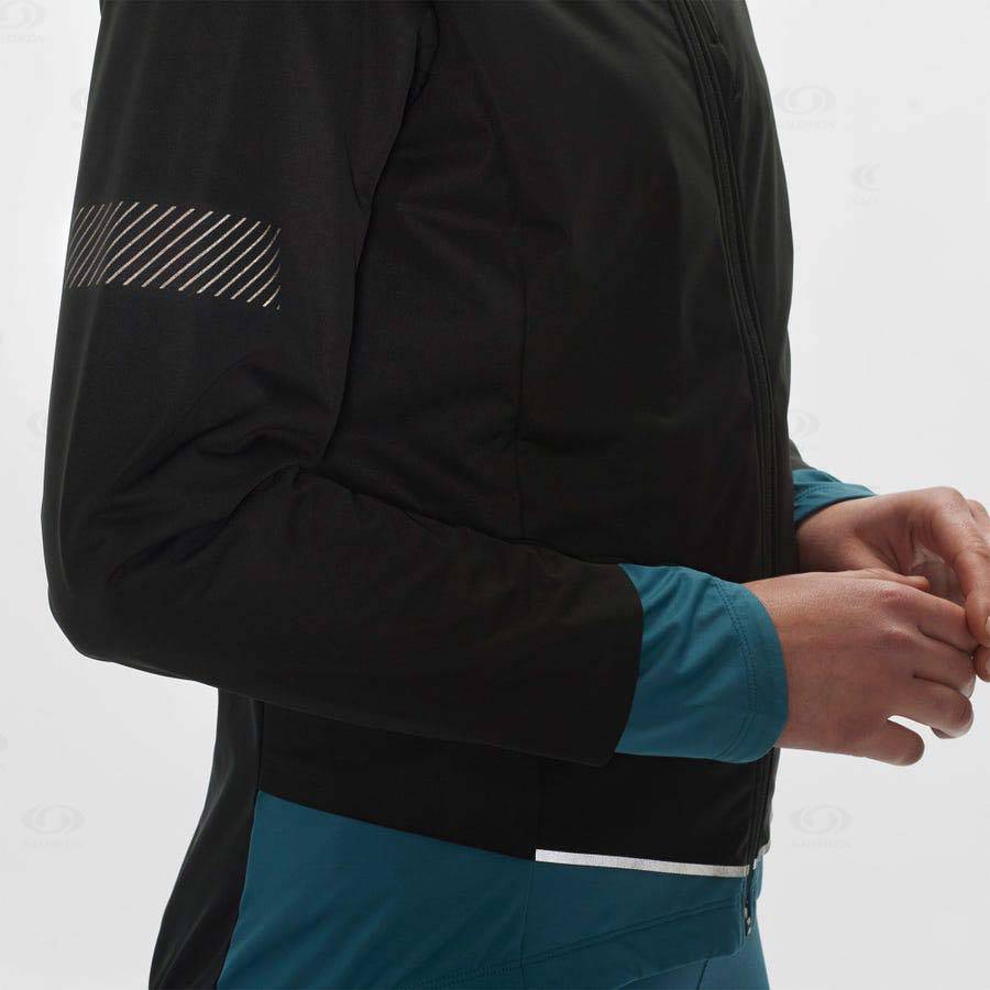 Black Women's Salomon LIGHT SHELL Softshell Jackets | USA-N2436