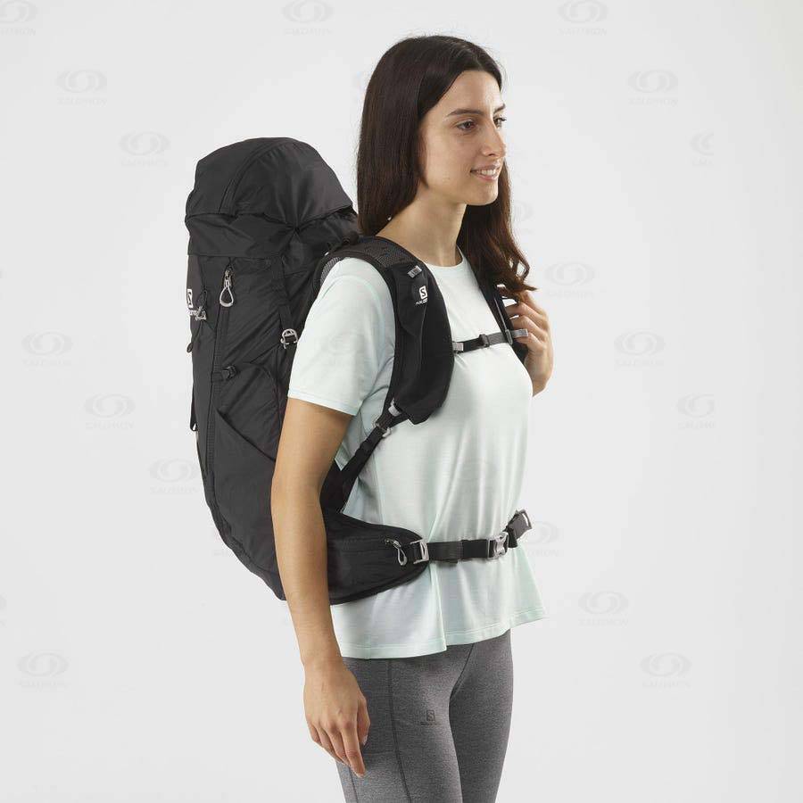 Black Women's Salomon OUT WEEK 38+6 Backpacks | USA-O1959