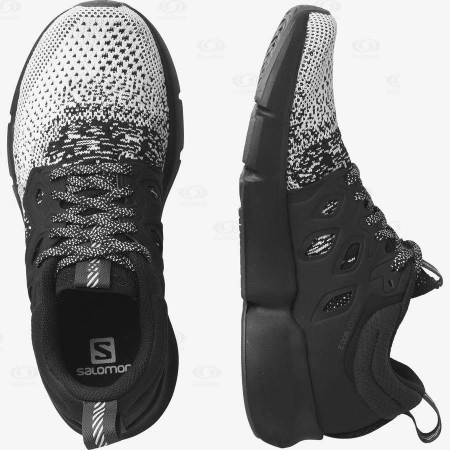 Black Women's Salomon PREDICT SOC 2 Running Shoes | USA-N2499