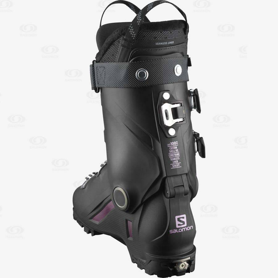 Black Women's Salomon SHIFT PRO 90 AT Ski Boots | USA-wA1325