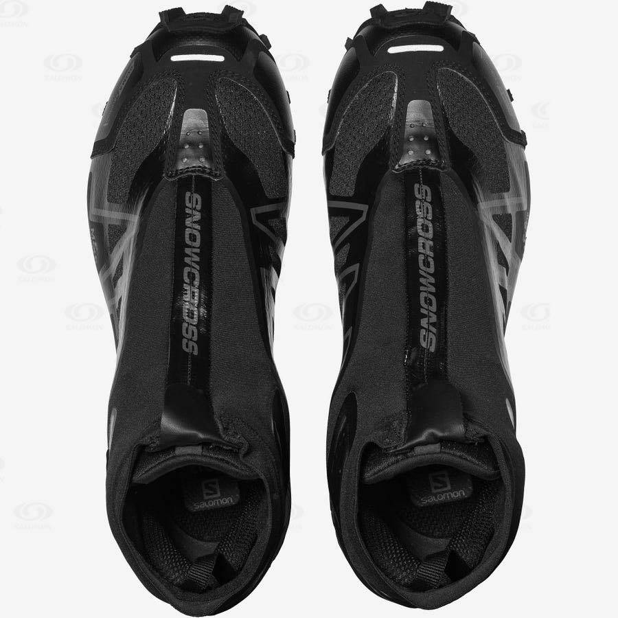 Black Women's Salomon SNOWCROSS ADVANCED Waterproof Shoes | USA-L1935