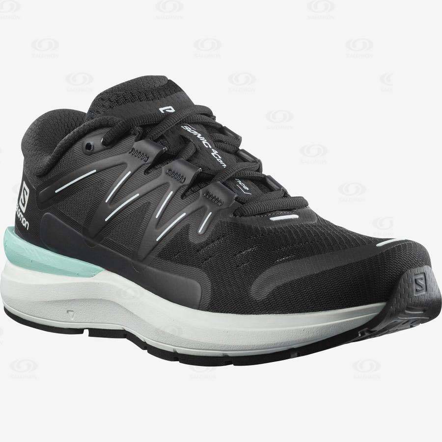 Black Women's Salomon SONIC 4 Confidence Running Shoes | USA-L1375