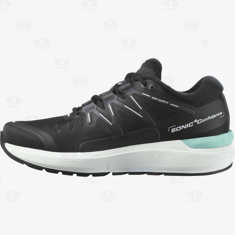 Black Women's Salomon SONIC 4 Confidence Running Shoes | USA-L1375