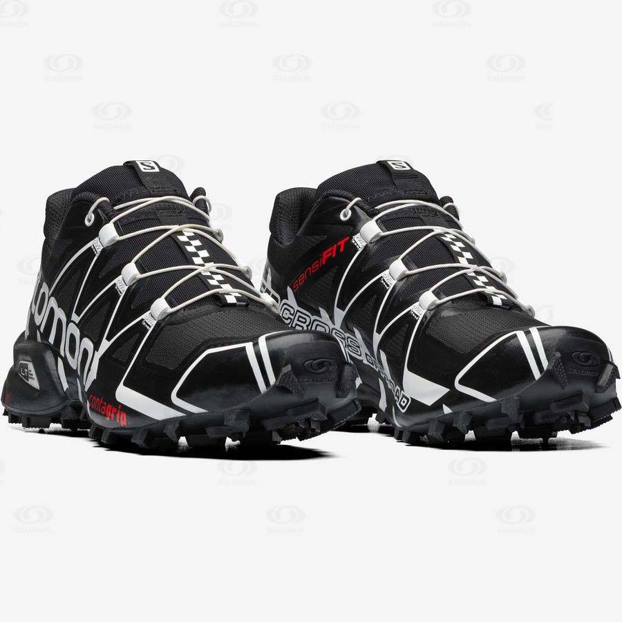 Black Women's Salomon SPEEDCROSS OFFROAD Sneakers | USA-O1782