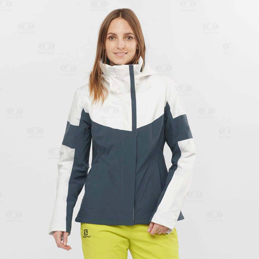 Black Women's Salomon SPEED Insulated Jackets | USA-N2443