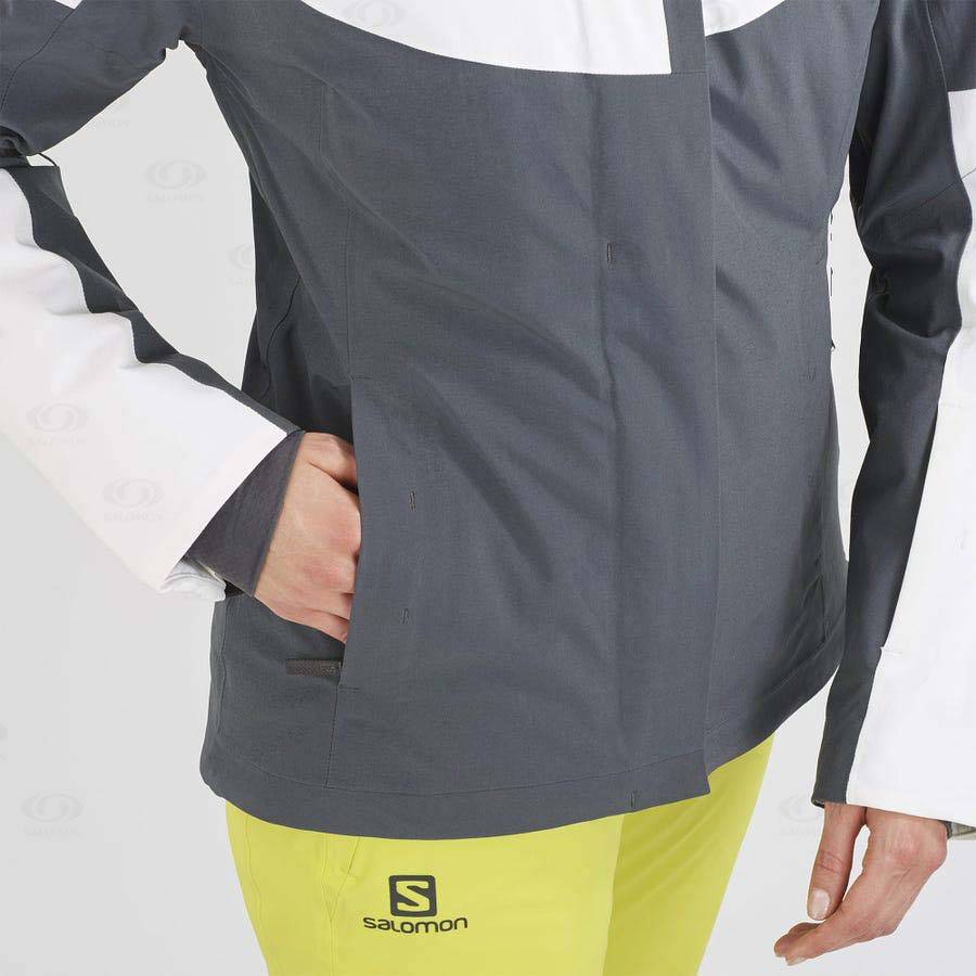 Black Women's Salomon SPEED Insulated Jackets | USA-N2443