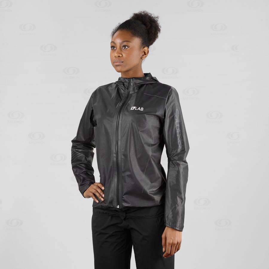 Black Women's Salomon S/LAB GORE-TEX SHAKEDRY™ Waterproof Jackets | USA-S2248