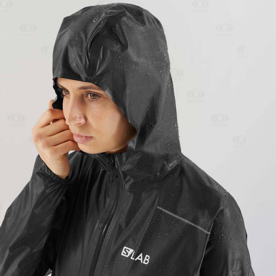 Black Women's Salomon S/LAB GORE-TEX SHAKEDRY™ Waterproof Jackets | USA-S2248