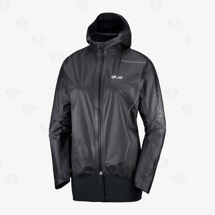 Black Women\'s Salomon S/LAB GORE-TEX SHAKEDRY™ Waterproof Jackets | USA-S2248