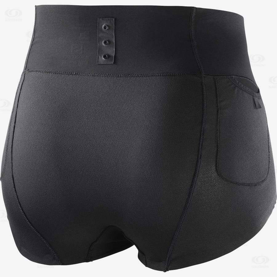 Black Women's Salomon S/LAB SENSE BRIEF Shorts | USA-A1087