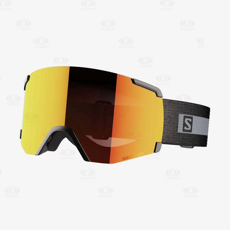 Black Women\'s Salomon S/VIEW Goggles | USA-N1169