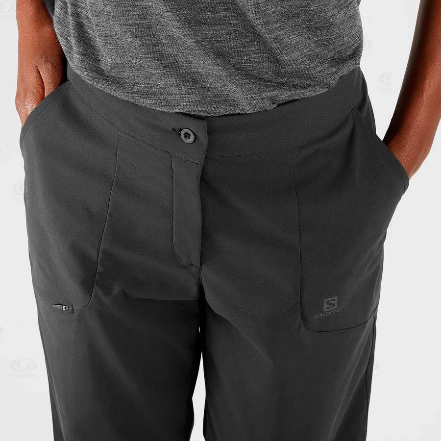 Black Women's Salomon WAYFARER CITY Pants | USA-S1177