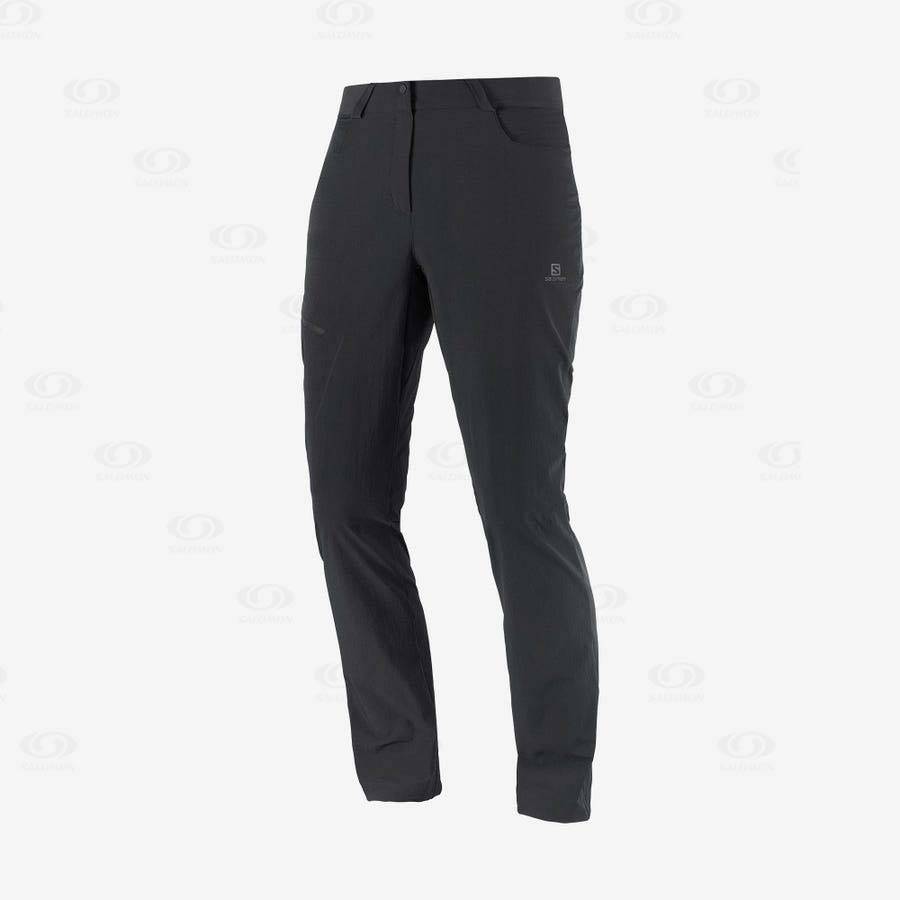 Black Women\'s Salomon WAYFARER Pants | USA-L1662