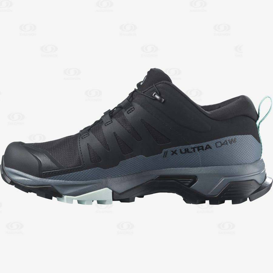 Black Women's Salomon X ULTRA 4 GORE-TEX Hiking Shoes | USA-A2207