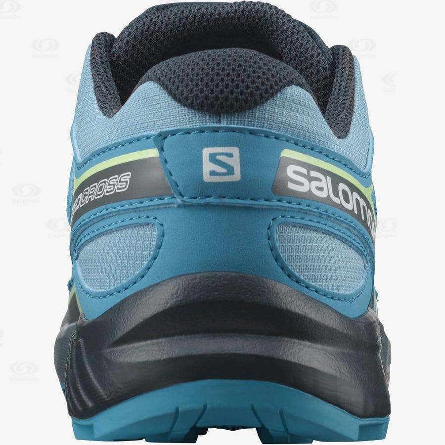 Blue Kids' Salomon SPEEDCROSS Trail Running Shoes | USA-W1090