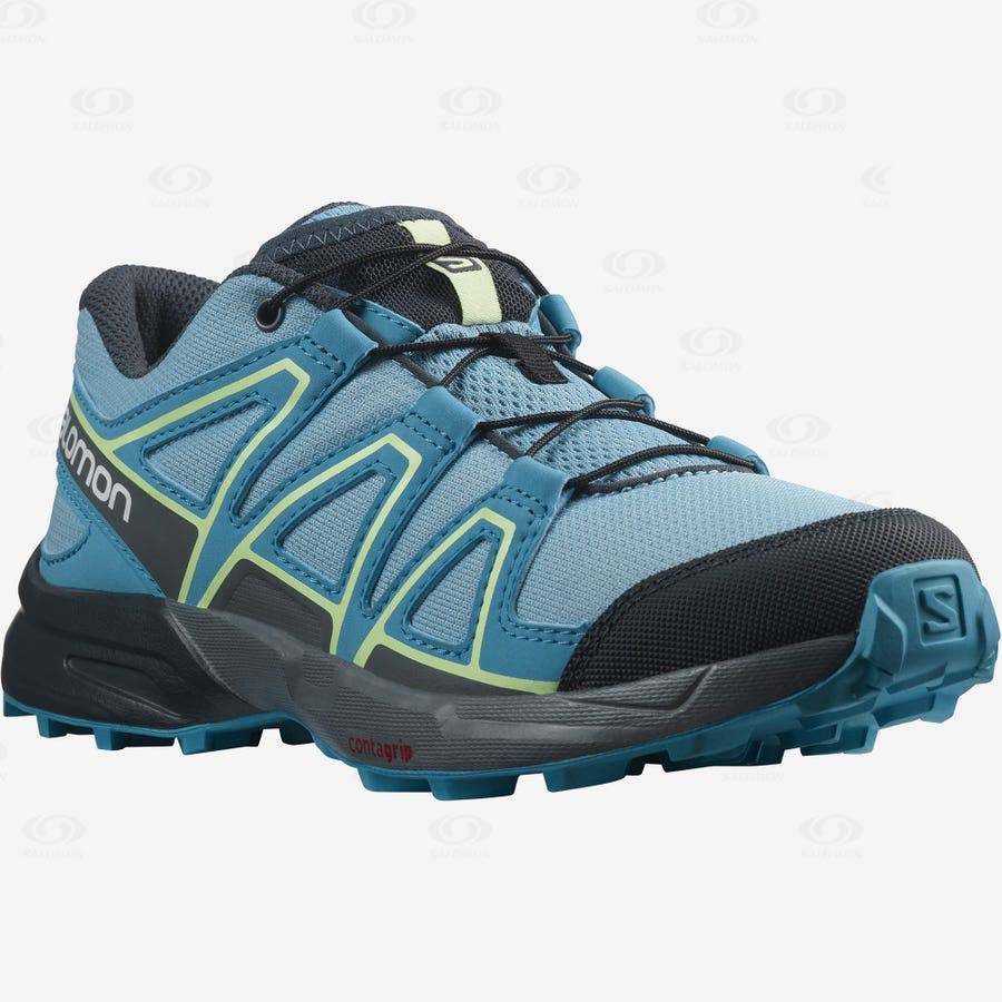 Blue Kids' Salomon SPEEDCROSS Trail Running Shoes | USA-W1090