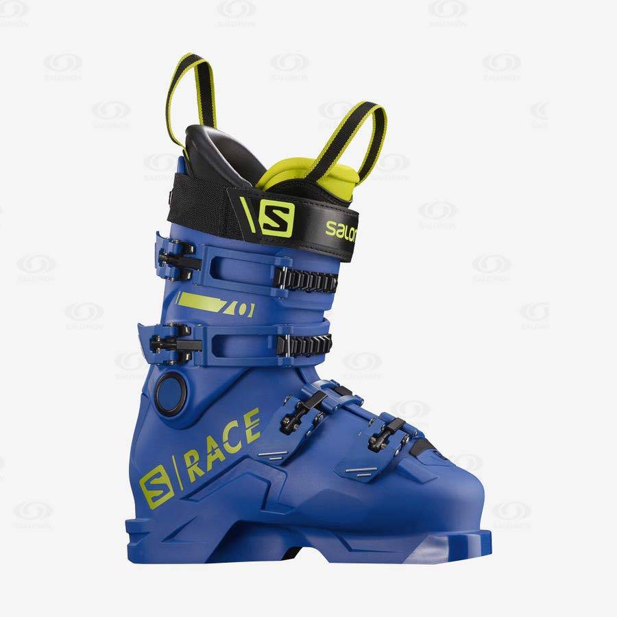 Blue Kids\' Salomon S/RACE 70 Ski Boots | USA-O2377