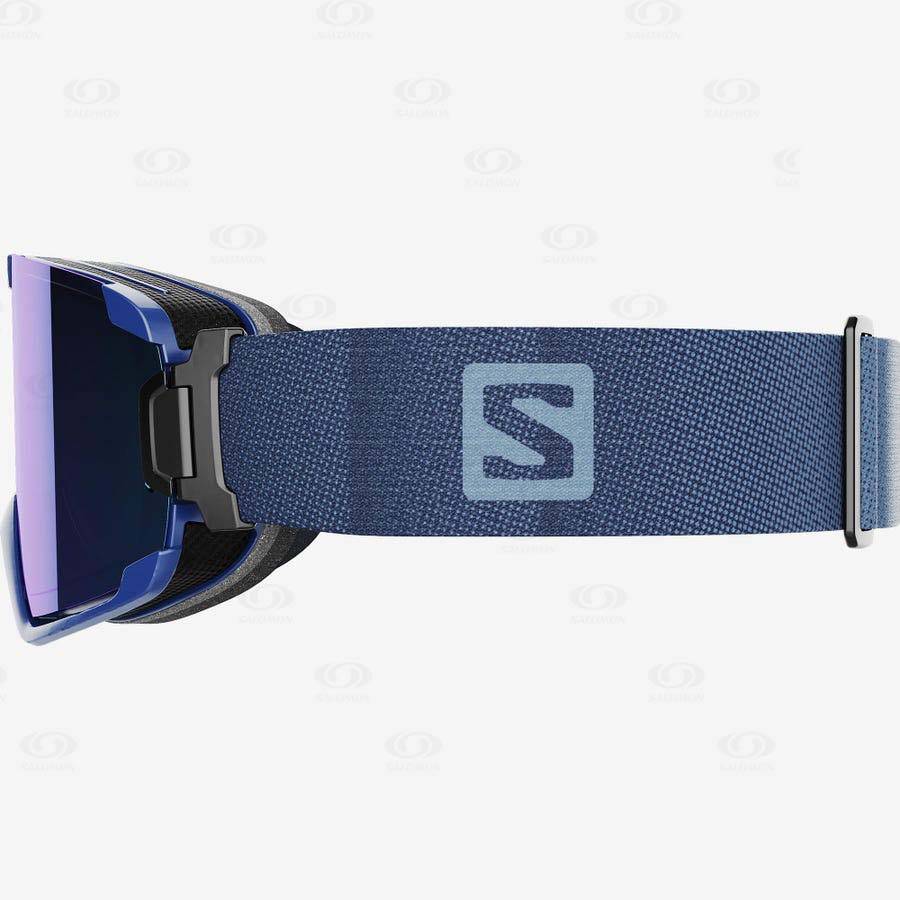 Blue Men's Salomon COSMIC MULTILAYER Goggles | USA-O1796