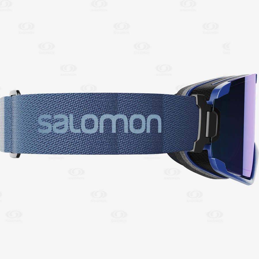 Blue Men's Salomon COSMIC MULTILAYER Goggles | USA-O1796