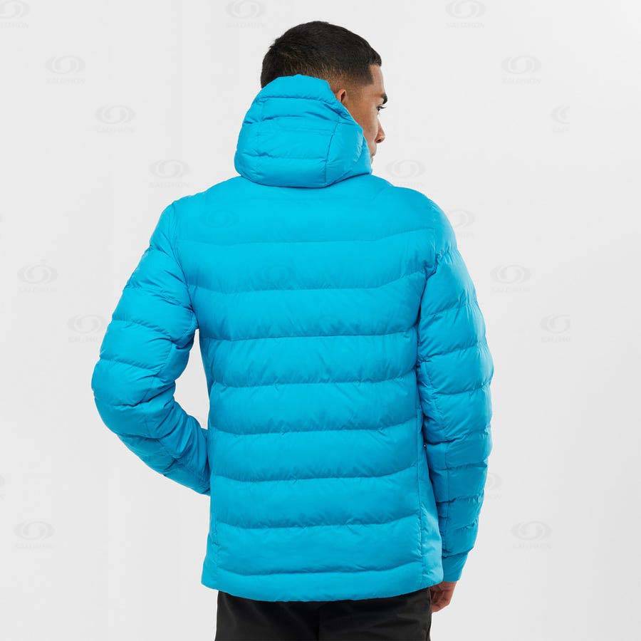 Blue Men's Salomon ESSENTIAL XWARM INSULATED Insulated Jackets | USA-L1221