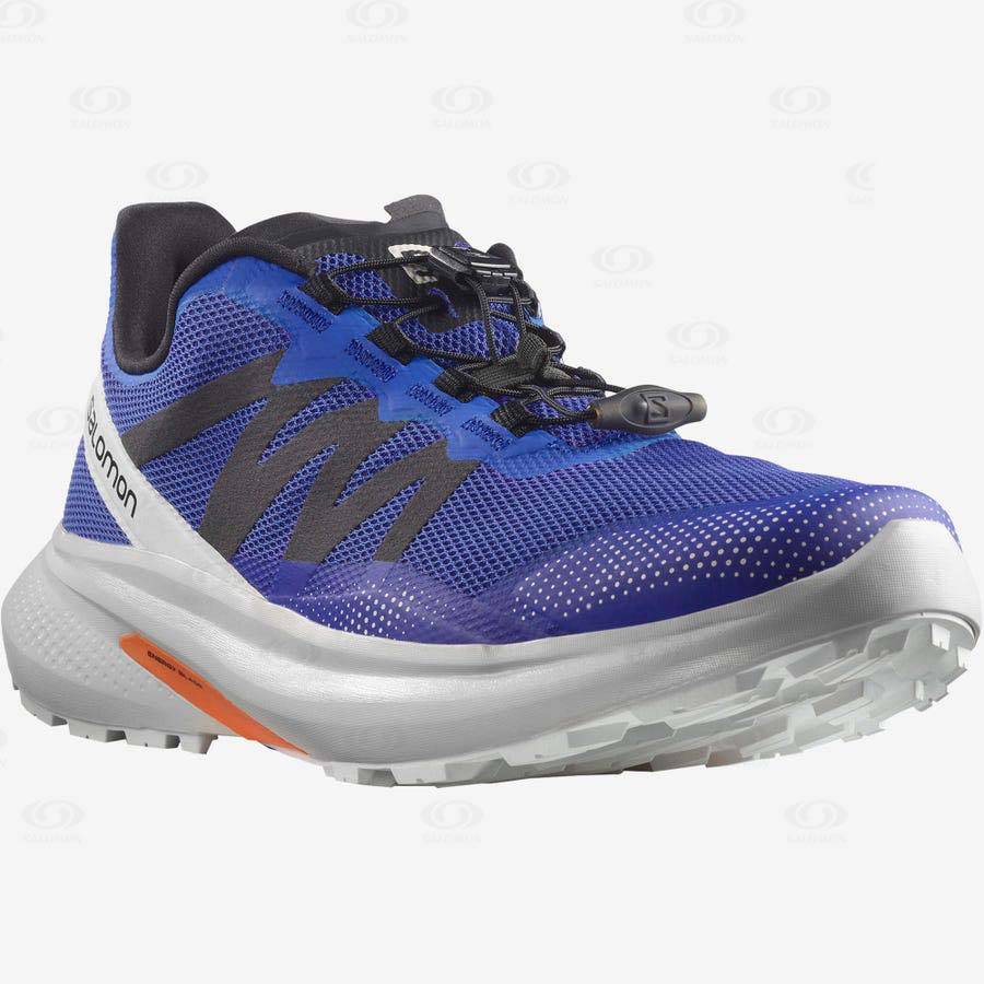 Blue Men's Salomon HYPULSE Trail Running Shoes | USA-W1480