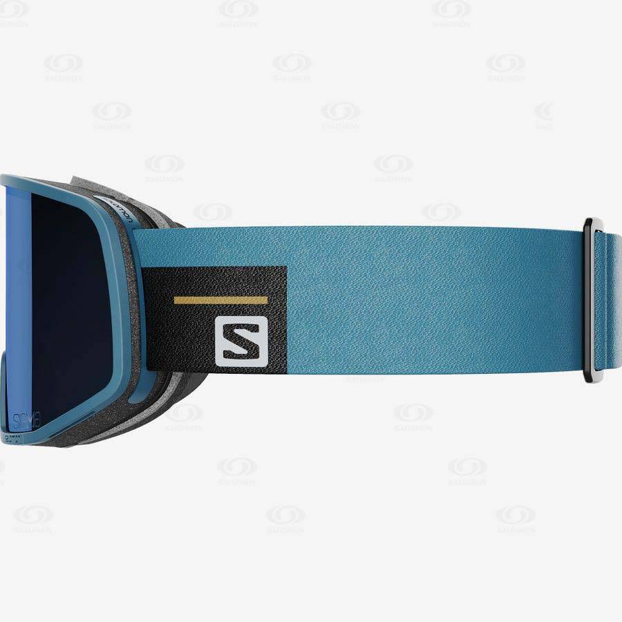 Blue Men's Salomon LO FI SIGMA Goggles | USA-M2427