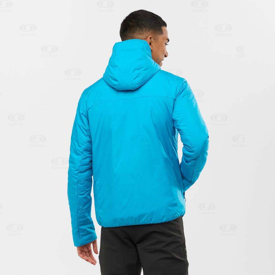 Blue Men's Salomon OUTRACK INSULATED Insulated Jackets | USA-O1399