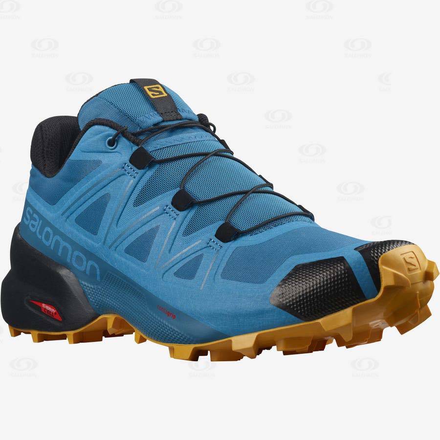 Blue Men's Salomon SPEEDCROSS 5 Trail Running Shoes | USA-M1608