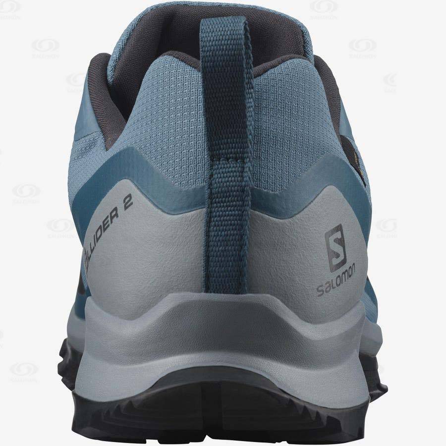 Blue Men's Salomon XA COLLIDER 2 GORE-TEX Trail Running Shoes | USA-S1611